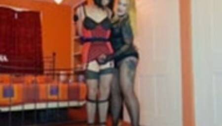 Lady Nina Birch - Sexy T-Girl Chastity Tease