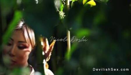 Busty Goddess Nuwa sucks and fucks big cock