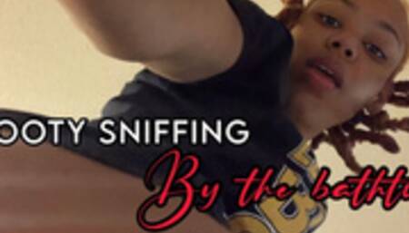 Booty Sniffing By The Bathtub