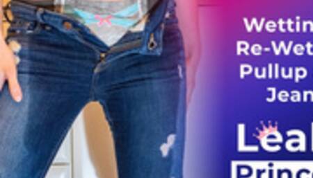 Leaky wets and rewets her diaper