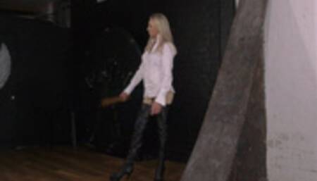 Punished for interfering with the lady's girl