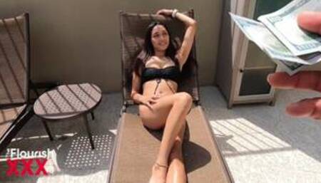 Margarita Lopez 19yo gets Threesome BBC Ambushed and Rimmed