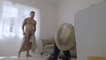 Trans babysitter analed while shes stuck