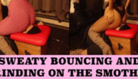 Princess Kylie - Sweaty Bouncing and Grinding on The Smother Box - {SD}