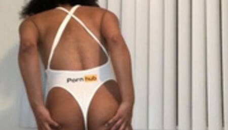 White Socks and Leotard Wetting with Daisy