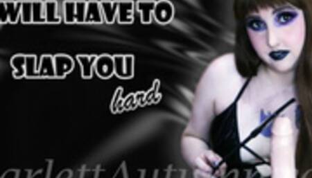 Jealous GF slaps your Cock WMV