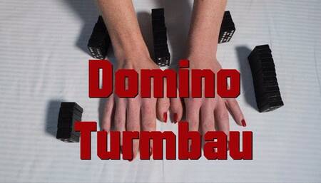 Domino tower construction - Domino Turmbau