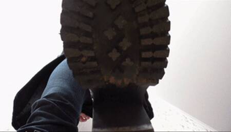 Doc Martens boots look brutal on skinny colleen, fc089x 1080p