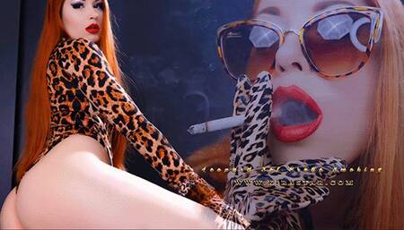Leopard Set Erotic Smoking FHD