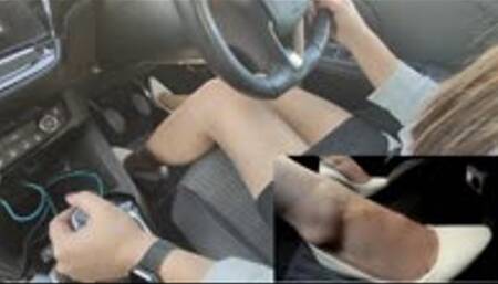 Employee Chrissy can't drive Stick - Side Cam