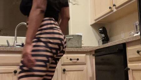 Busty Ebony Milf Nyla Storm Fucks Her Big Bouncy Black Boobies and Gives a Cum Count Down