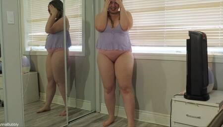 Cute Girl Slowly Wets Her Panties