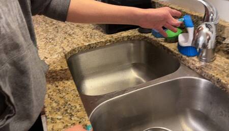 College Girl Paid Housekeeper