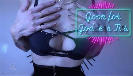Goon for Goddess Tits - Uncensored Breast Worship JOI Mindfuck Cock Tease Stripping - 1080p MP4