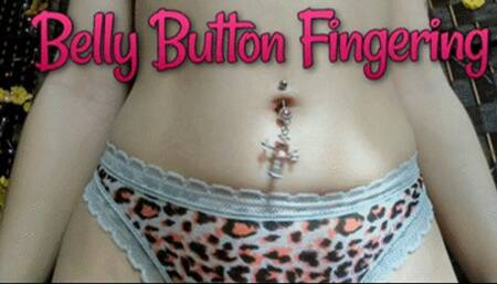 Pink Cross Dangle Ring Belly Button Fingering (HD) WMV