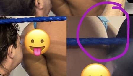 BBW farts in male jobbers mouth