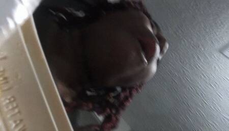 A Tiny Human Falls into Giantess's Bowel POV 4k