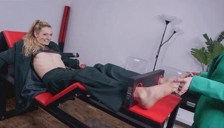 Ellie Introduces Jasmine To UK Tickling! (FULL HD version)