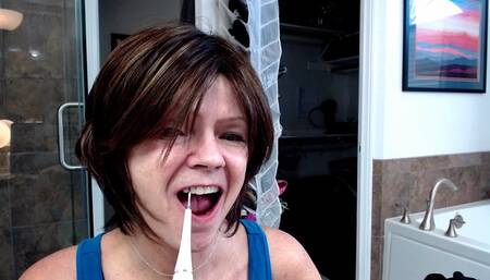 Trying Out Teeth Cleaning Gadgets