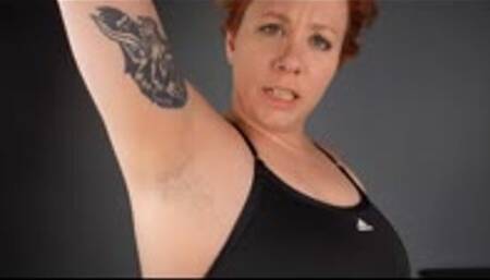 Stepsis makes you smell her Hairy and Smelly armpits after Workout MP4 640