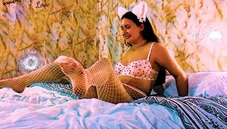 Pet Sex Kitten Violet Spice getting fucked by Latin Cat Daddy