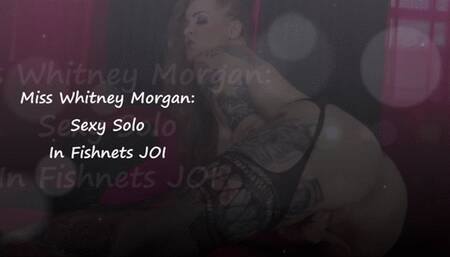 Miss Whitney Morgan: Sexy Solo In Fishnets JOI - mp4
