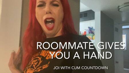 JOI Roommate Gives You a Hand-Cum Countdown-MOV
