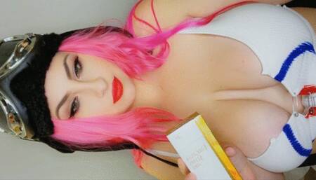 Alexisabuse Tank Girl Smoking Cosplay Tease