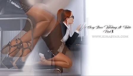 Sexy Boss Working At Table Part II FHD