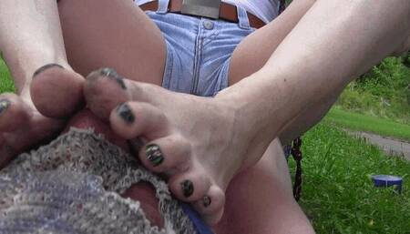 Dirty Hiking Feet
