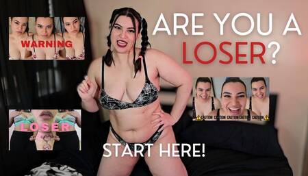 Easy Guide for Losers - Humiliatrix Countess Wednesday Picks Out 3 Clips You Need for Best Humiliation, Degradation, & Mind Fuck - MP4 1080p