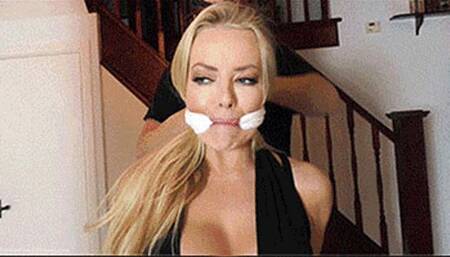 Charley, Emma & Hannah in: "Our Mouths Were Bound But We Could Still Mumble!!": A Buxom, Tied Ladies of Courage Compendium! (WMV)