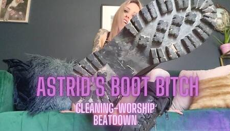 Astrid's Boot Bitch - Cleaning-Worship