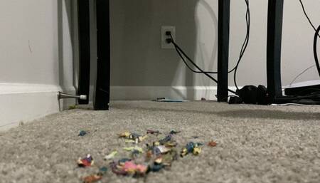 Tiny Humans Vacuumed by Giantess 4K