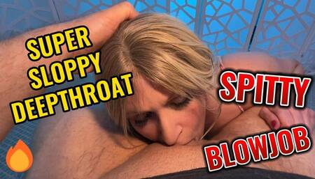 SLUTTY MILFS SUPER SLOPPY SNOTTY SPITTING DEEPTHROAT BLOWJOB - 720