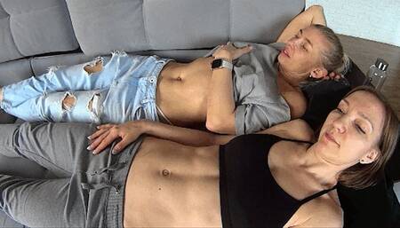 Belly sloshing together 2 BB