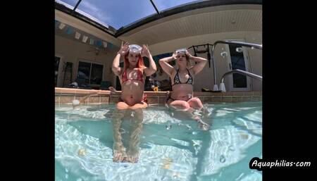 Aquaphilias- Bailley and Mya- Wet Hot SCUBA JOI