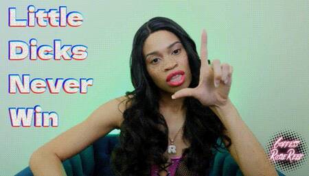 Little Dicks Never Win- Bratty Ebony Goddess Rosie Reed Humiliates And Emasculates Little Dick Losers- Brat Princess- 1080p HD