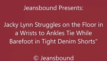 Jacky Lynn Bound Wrists to Ankles - HD