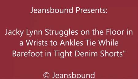 Jacky Lynn Bound Wrists to Ankles - SD