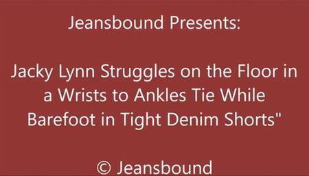 Jacky Lynn Bound Wrists to Ankles - WMV