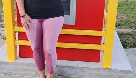 Lexi's wet ATM visit