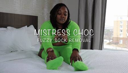 MIstress Chocolate Fuzzy Sock Removal