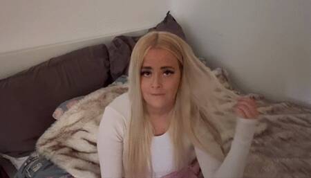 Hard spanking with the wooden spoon and the belt, fingering butt and corner time