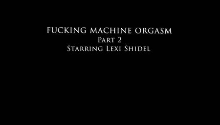 Fucking machine orgasm part 2
