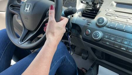 2007 Honda Civic (Manual) Wedge Flojos Flip Flops Driving