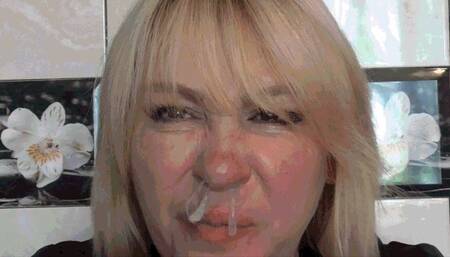 lot of snot and sneezing with a closed mouth today is just for you