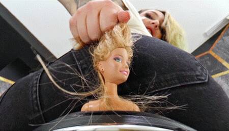 Sissy gets worked under her jeans ass - small version