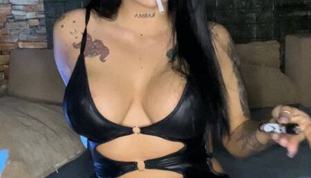 Smoking and masturbating