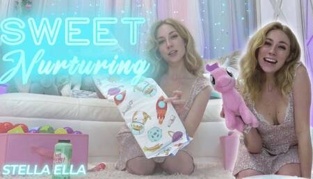Sweet Nurturing Diaper Change 4k